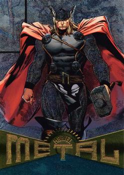 2013 Fleer Retro Marvel  - Metal #10 Thor Front