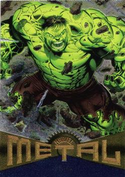 2013 Fleer Retro Marvel  - Metal #11 Hulk Front