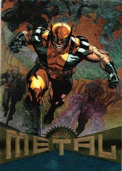 2013 Fleer Retro Marvel  - Metal #16 Wolverine Front