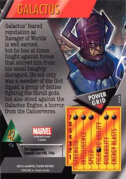 2013 Fleer Retro Marvel  - Metal #42 Galactus Back