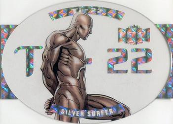 2013 Fleer Retro Marvel  - Metal Universe Ti-22 #T13 Silver Surfer Front