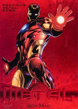 2013 Fleer Retro Marvel  - Precious Metal Gems Red #8 Iron Man Front