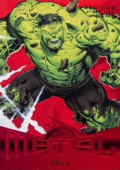 2013 Fleer Retro Marvel  - Precious Metal Gems Red #11 Hulk Front