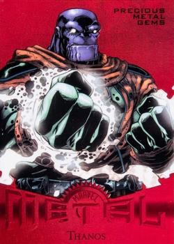 2013 Fleer Retro Marvel  - Precious Metal Gems Red #39 Thanos Front