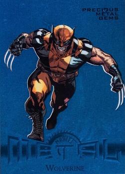 2013 Fleer Retro Marvel  - Precious Metal Gems Blue #16 Wolverine Front