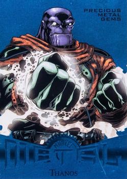 2013 Fleer Retro Marvel  - Precious Metal Gems Blue #39 Thanos Front