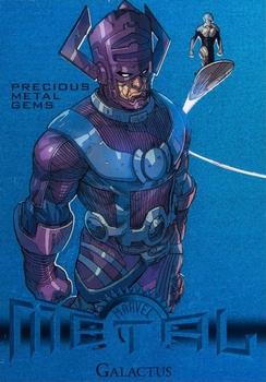 2013 Fleer Retro Marvel  - Precious Metal Gems Blue #42 Galactus Front