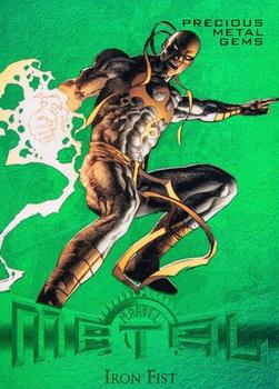 2013 Fleer Retro Marvel  - Precious Metal Gems Green #12 Iron Fist Front