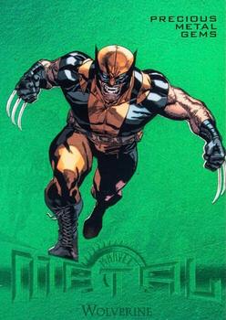 2013 Fleer Retro Marvel  - Precious Metal Gems Green #16 Wolverine Front