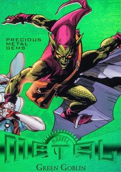 2013 Fleer Retro Marvel  - Precious Metal Gems Green #33 Green Goblin Front
