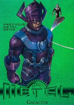 2013 Fleer Retro Marvel  - Precious Metal Gems Green #42 Galactus Front