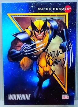 2013 Fleer Retro Marvel  - 1992 Marvel Universe Design Autographs #13 Wolverine / Arthur Adams Front
