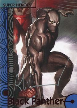 2013 Fleer Retro Marvel  - Base Autograph Parallel #2 Black Panther / Adi Granov Front
