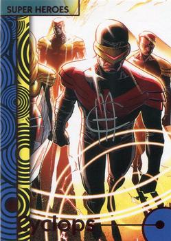 2013 Fleer Retro Marvel  - Base Autograph Parallel #8 Cyclops / Jim Cheung Front