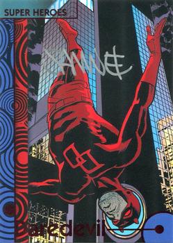2013 Fleer Retro Marvel  - Base Autograph Parallel #9 Daredevil / Chris Samnee Front