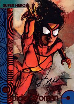 2013 Fleer Retro Marvel  - Base Autograph Parallel #41 Spider-Woman / Alex Maleev Front