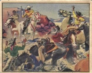 1940 Gum Inc. Lone Ranger (R83) #45 Horseshoes for Bad Luck Front