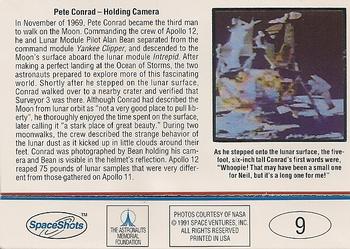 1991 Space Ventures Space Shots Moon Mars #9 Pete Conrad - Holding Camera Back