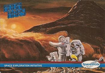 1991 Space Ventures Space Shots Moon Mars #28 Space Exploration Initiative Front