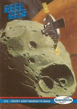 1991 Space Ventures Space Shots Moon Mars #32 U.S. - Soviet Joint Mission to Mars Front