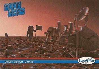 1991 Space Ventures Space Shots Moon Mars #33 Direct Mission to Mars Front