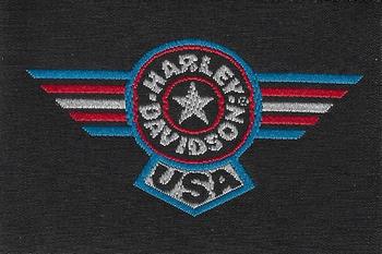 1994 SkyBox Harley-Davidson - Embroidered Patches #NNO Harley-Davidson USA Front