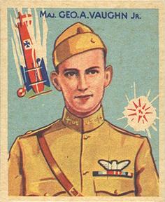 1934 National Chicle Sky Birds (R136) #31 Maj. George A. Vaughn, Jr. Front