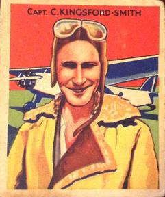 1934 National Chicle Sky Birds (R136) #33 Capt. Charles E. Kingsford-Smith Front
