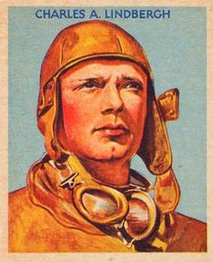 1934 National Chicle Sky Birds (R136) #36 Charles A. Lindbergh Front