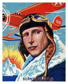 1934 National Chicle Sky Birds (R136) #40 Bernt Balchen Front