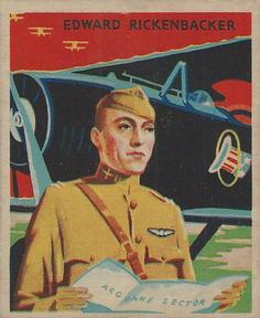 1934 National Chicle Sky Birds (R136) #20 Edward Rickenbacker Front