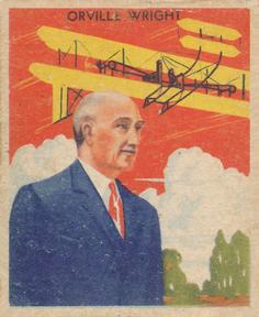 1934 National Chicle Sky Birds (R136) #49 Orville Wright Front