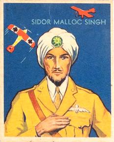 1934 National Chicle Sky Birds (R136) #67 Sidor Malloc Singh Front