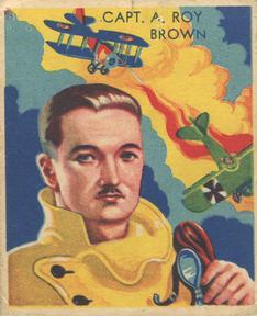 1934 National Chicle Sky Birds (R136) #77 Capt. A. Roy Brown Front
