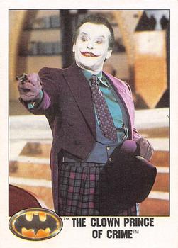1989 O-Pee-Chee Batman Movie #4 The Clown Prince of Crime Front