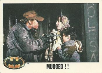1989 O-Pee-Chee Batman Movie #14 Mugged! Front