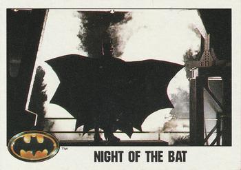 1989 O-Pee-Chee Batman Movie #16 Night of the Bat Front