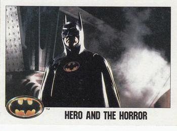 1989 O-Pee-Chee Batman Movie #33 Hero and the Horror Front