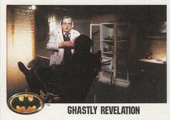 1989 O-Pee-Chee Batman Movie #39 Ghastly Revelation Front