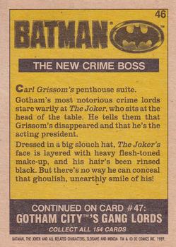 1989 O-Pee-Chee Batman Movie #46 The New Crime Boss Back