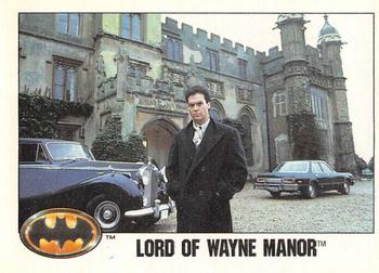 1989 O-Pee-Chee Batman Movie #53 Lord of Wayne Manor Front