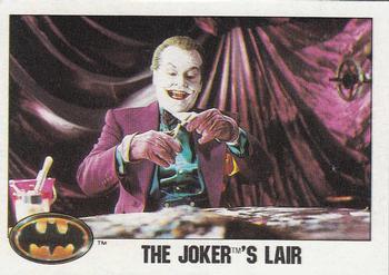 1989 O-Pee-Chee Batman Movie #60 The Joker's Lair Front