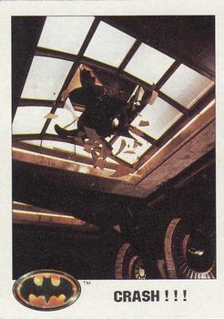 1989 O-Pee-Chee Batman Movie #73 Crash!!! Front