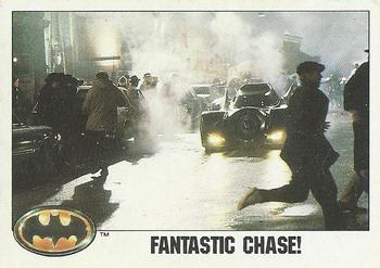 1989 O-Pee-Chee Batman Movie #78 Fantastic Chase! Front