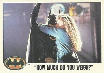 1989 O-Pee-Chee Batman Movie #82 How Much Do You Weigh? Front