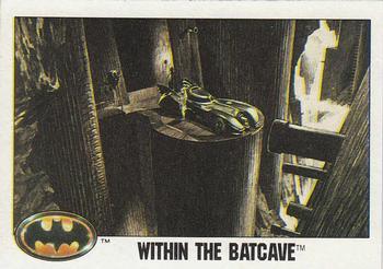 1989 O-Pee-Chee Batman Movie #91 Within the Batcave Front