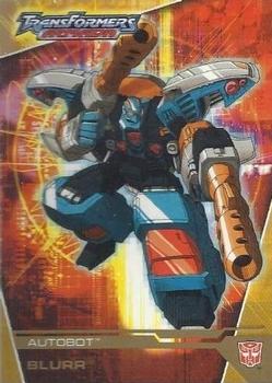 2003 Fleer Transformers Armada - Gold #68 Blurr Front