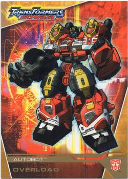2003 Fleer Transformers Armada - Gold #76 Overload Front