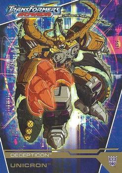 2003 Fleer Transformers Armada - Gold #78 Unicron Front