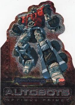 2003 Fleer Transformers Armada - Die Cuts #8AD Optimus Prime Front
